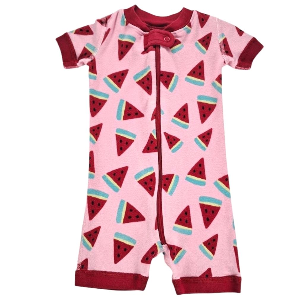Hanna Andersson Watermelon Print PJs Size 3-6 Months